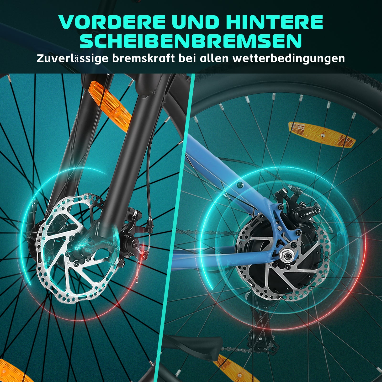 Vivi Electric Bike Commuter Hardtail électrique VTT VTT