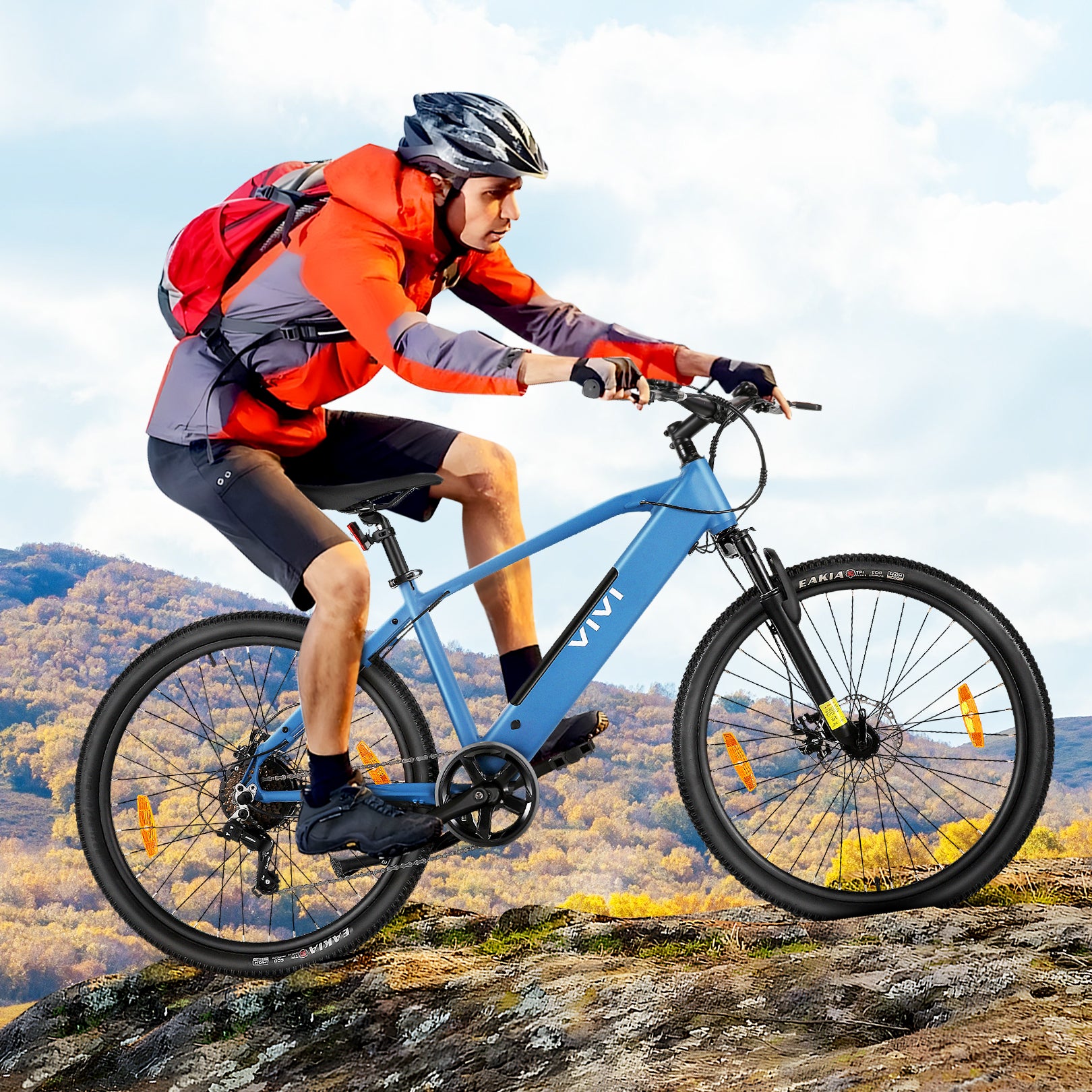 Vivi Electric Bike Commuter Hardtail électrique VTT VTT