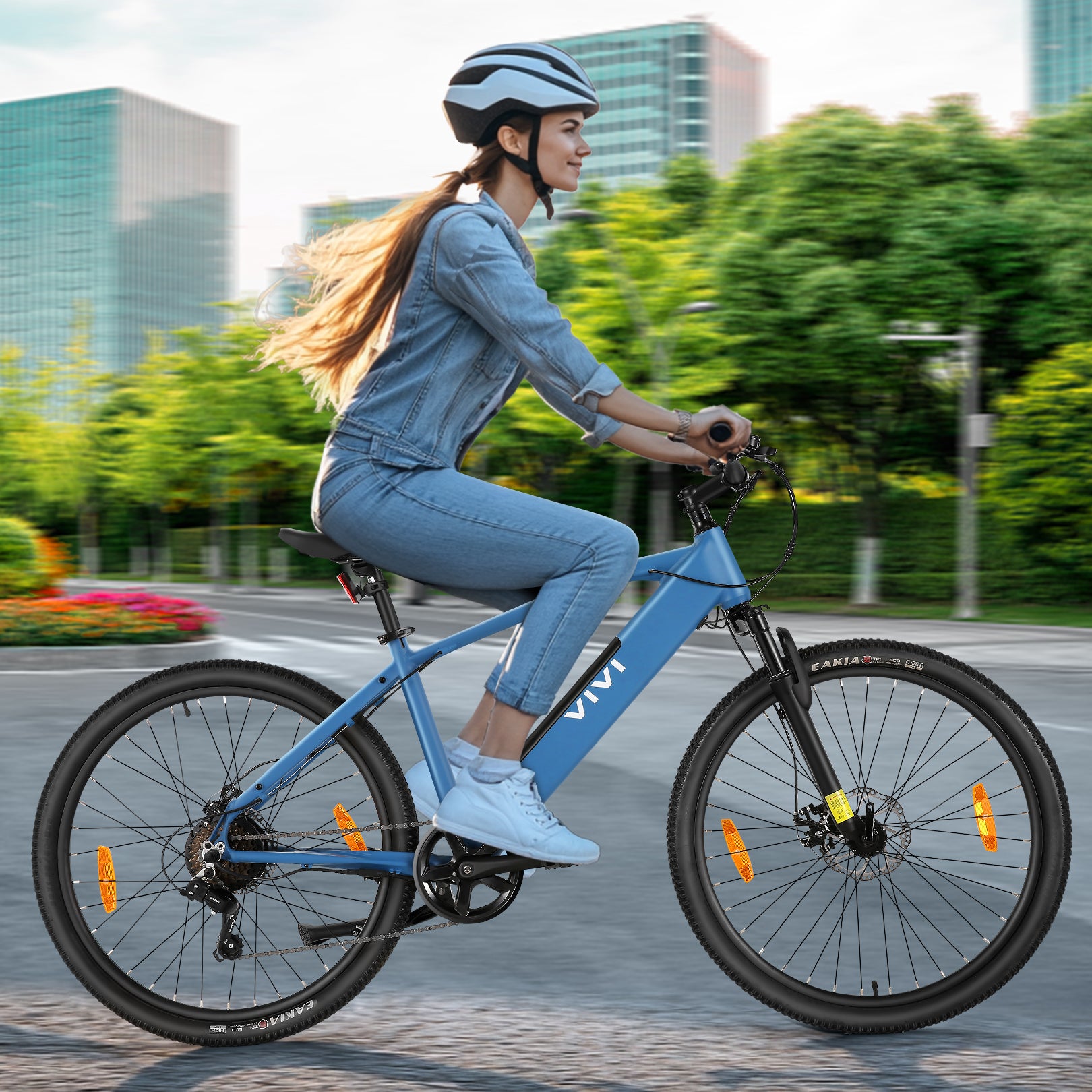 Vivi Electric Bike Commuter Hardtail électrique VTT VTT