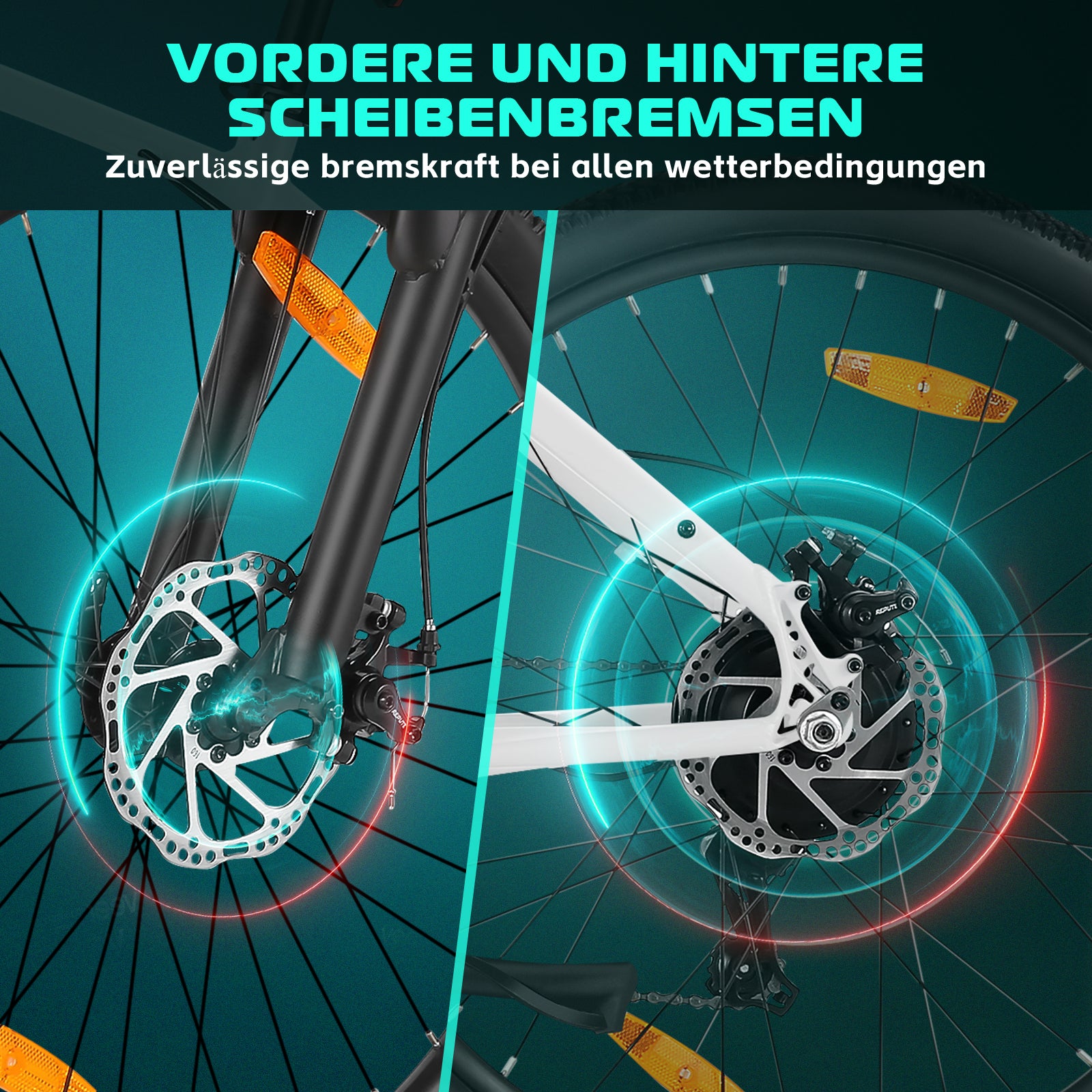 Vivi Electric Bike Commuter Hardtail électrique VTT VTT