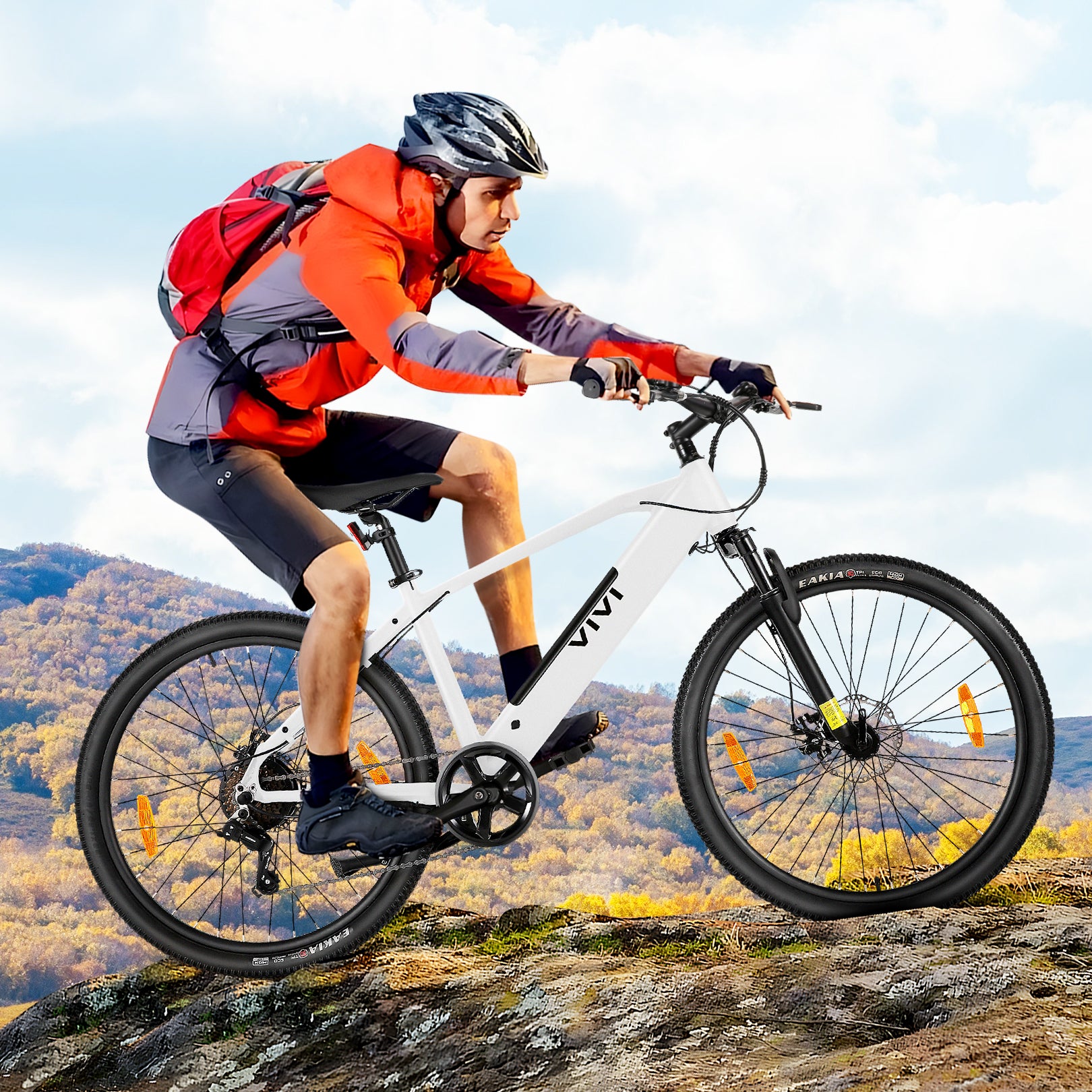 Vivi Electric Bike Commuter Hardtail électrique VTT VTT