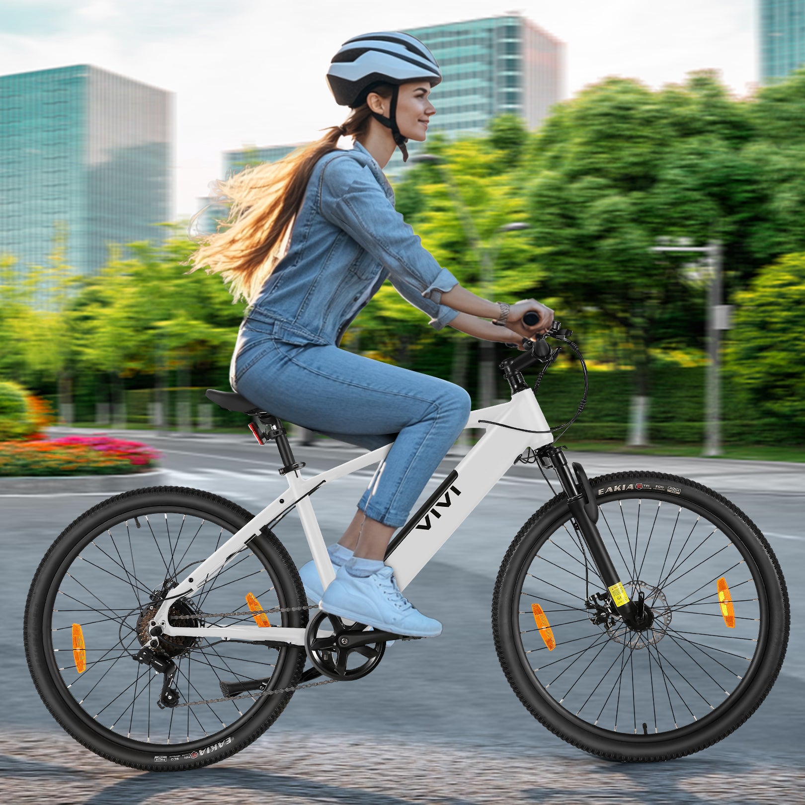 Vivi Electric Bike Commuter Hardtail électrique VTT VTT