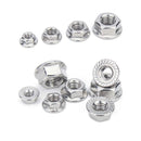 VIVI Bike Universal Flange Nut M12-1.75mm Serrated Hex Nuts