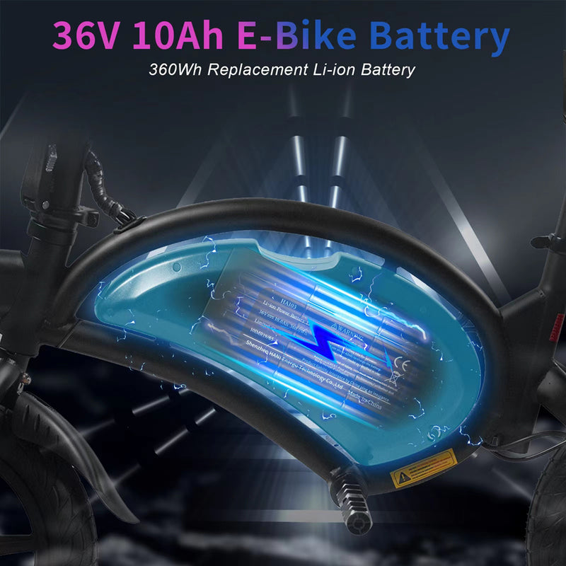 VIVI HA103 36V 10Ah lithiová baterie pro Vivi 26LGB/M026TGB/MT26G Ebike